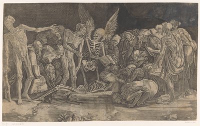 スケルトン 作： Agostino Veneziano
