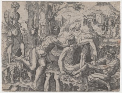 The Climbers, dated 1524.    1187840   ja       japanese Successfully Translated  Original: Album of Calligraphy and Paintings Translat: Album of Calligraphy and Paintings 1310214 ja japanese Successfully Translated Original: Herder bij een schuin overhang 作： Agostino Veneziano