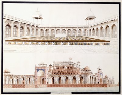 セクンドラ、1815年頃 作： Agra School