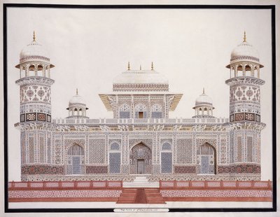 エタマドウラの墓、c。 1815年 作： Agra School