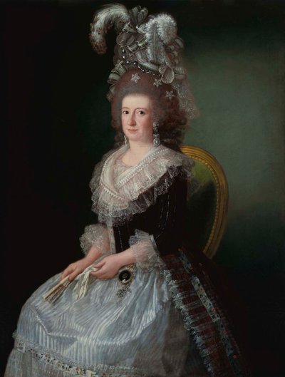 ペドロ・ロペス・デ・レレーナの妻、サン・アンドレス侯爵夫人マリア・ホセファ・ピスカトリ（1757-1807）の肖像。 作： アグスティン・エステベ