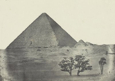 クフ王のピラミッド、エジプト中部、184951 年、1852 年に印刷。 作： Aimé Rochas