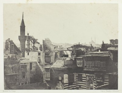 エジプト、ヌビエ、パレスチナ、シリア」（1852年）より、「ル・カイール」（1852年）。 作： Aimé Rochas
