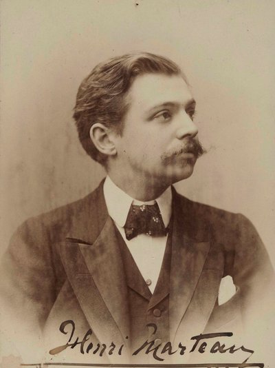 ヴァイオリン奏者で作曲家のアンリ・マルトーの肖像 1874-1934 , 1898. 作： Aime Dupont