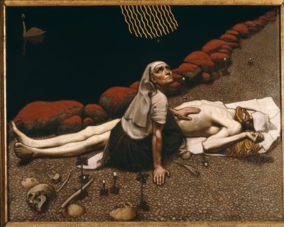 A.Gallen-Kallela、Mutter des Lemminkain。 作： Akseli Gallen Kallela