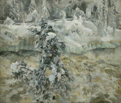 冬のイマトラ、1893 作： Akseli Gallen Kallela