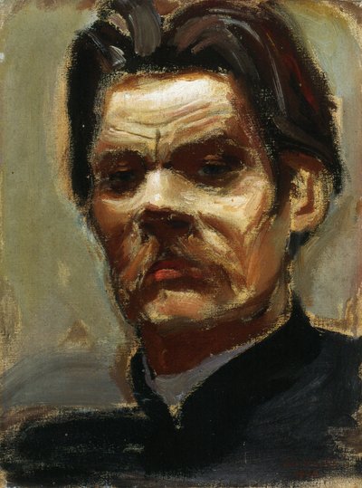 著者の肖像Maxim Gorky 1868-1939、1906 作： Akseli Gallen Kallela