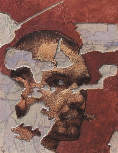 フレスコとしての自画像、1894 作： Akseli Gallen Kallela