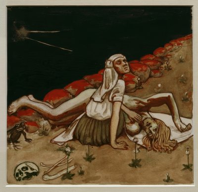 A.Gallen-Kallela、LemminkäinensMutter 作： Akseli Valdemar Gallen Kallela