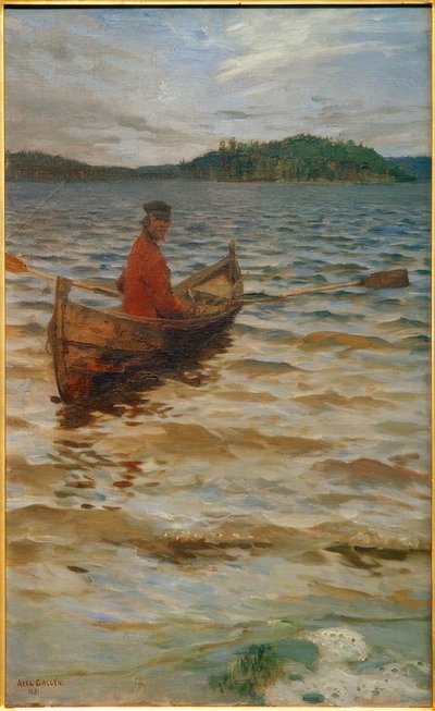 漕ぎ手 作： Akseli Valdemar Gallen Kallela