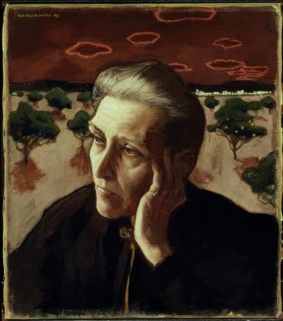 アーティストの母親 作： Akseli Valdemar Gallen Kallela