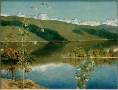 地平線上の嵐の雲 作： Akseli Valdemar Gallen Kallela