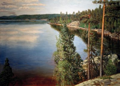 ルオベシの風景 作： Akseli Valdemar Gallen Kallela