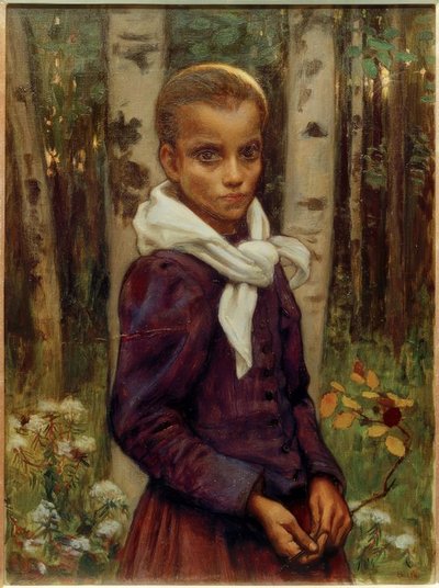 女の子 作： Akseli Valdemar Gallen Kallela