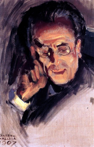 グスタフマーラーの肖像、1907年 作： Akseli Valdemar Gallen Kallela