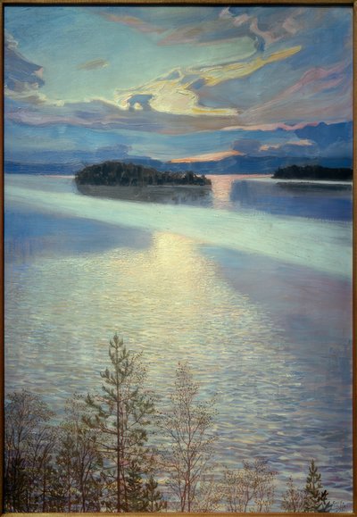 湖の眺め 作： Akseli Valdemar Gallen Kallela