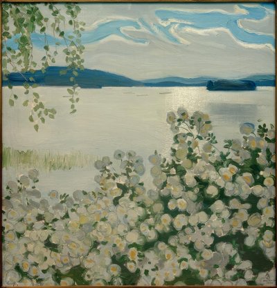 白バラ 作： Akseli Valdemar Gallen Kallela