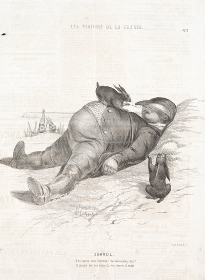 狩りの楽しみ：睡眠 作： Alade Joseph Lorentz