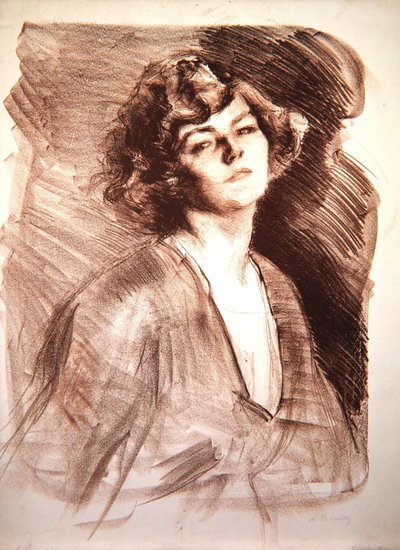 1920年、ラスティントンのイーニッド 作： Albert de Belleroche