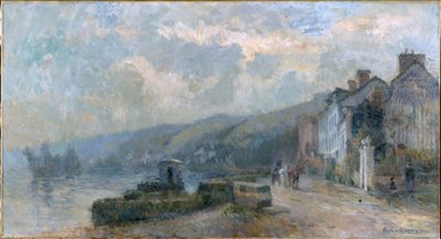 雨天、1901年頃（キャンバスに油彩（甲冑） 作： Albert Charles Lebourg