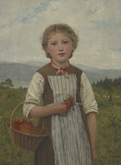 ストロベリーマリエット 作： Albert Anker