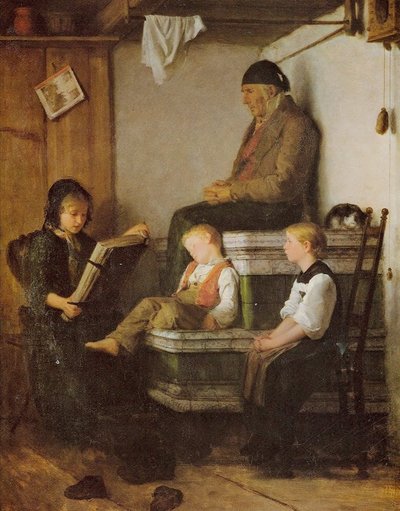木曜日の午後 作： Albert Anker