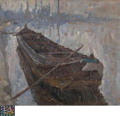 ムーズ川のボート 作： Albert Baertsoen