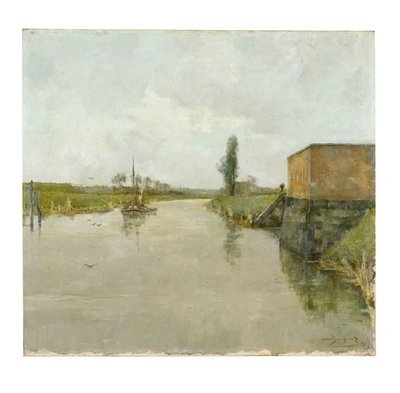 デンデモンドのスヘルデ川 作： Albert Baertsoen