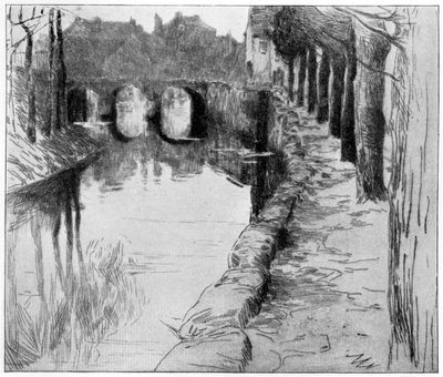 旧運河、1898年。 作： Albert Baertsoen