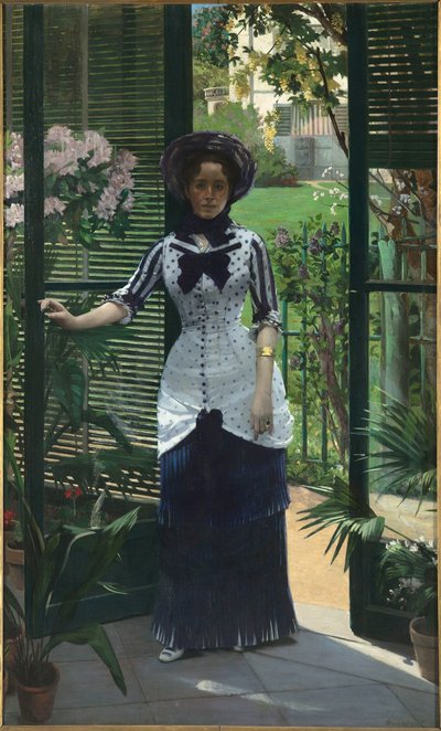 温室内 温室内、1881年頃。 作： Albert Bartholomé