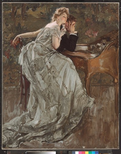 チケットはどこに置いた？1906 作： Albert Beck Wenzell