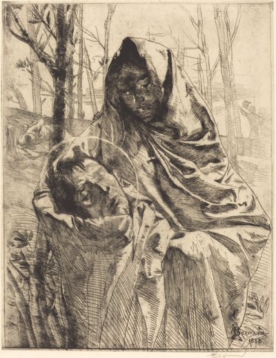 そして殉教者 作： Albert Besnard