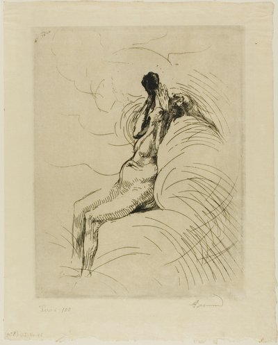 神格化、プレート12『Woman』より 作： Albert Besnard