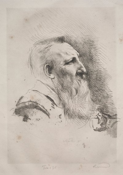 オーギュストロダン、1900年。 作： Paul Albert Besnard