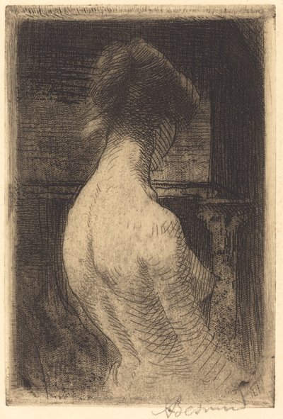 女の背中 (Dos de Femme) 作： Albert Besnard