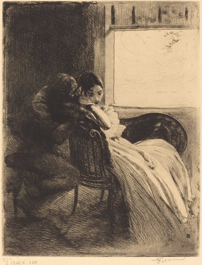 浮気 作： Albert Besnard