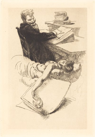 「クレマンソー事件」の口絵 作： Albert Besnard