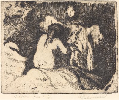 Getting Up (ル・レバー) 作： Albert Besnard