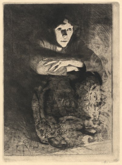 残り火で 作： Albert Besnard
