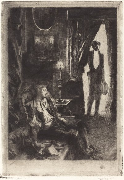イザスリーピング 作： Albert Besnard