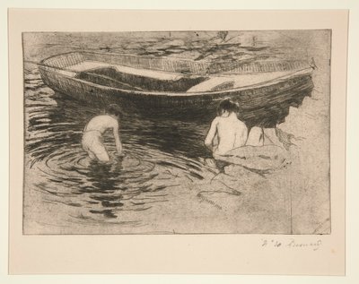 水泳？ タロワール（タロワールでの入浴） 作： Albert Besnard