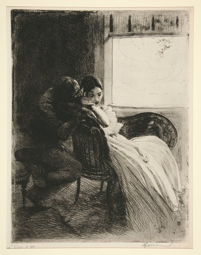 浮気 (浮気) 作： Albert Besnard