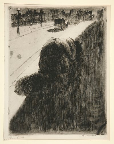 自殺（自殺） 作： Albert Besnard