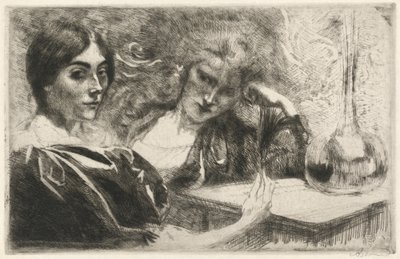モルヒネ中毒者（モルフィノマネ） 作： Albert Besnard