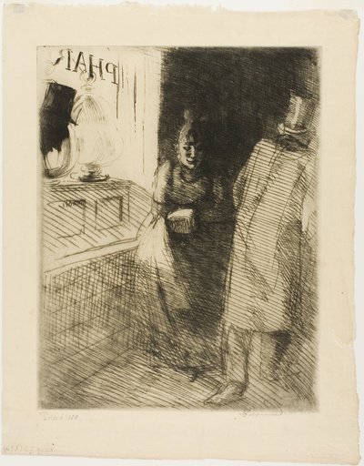 売春、ウーマンより10枚 作： Albert Besnard