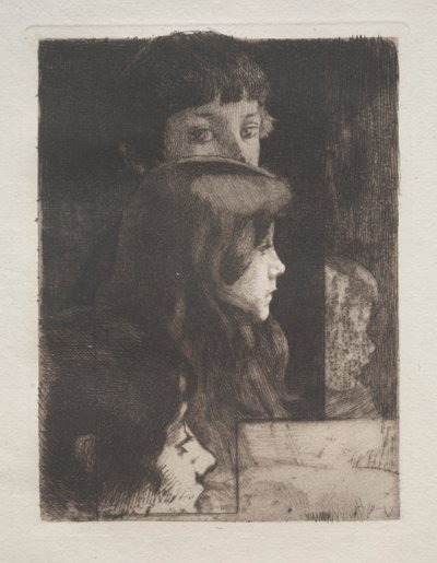 頭の研究 作： Albert Besnard