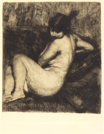 羽毛のターバン 作： Albert Besnard