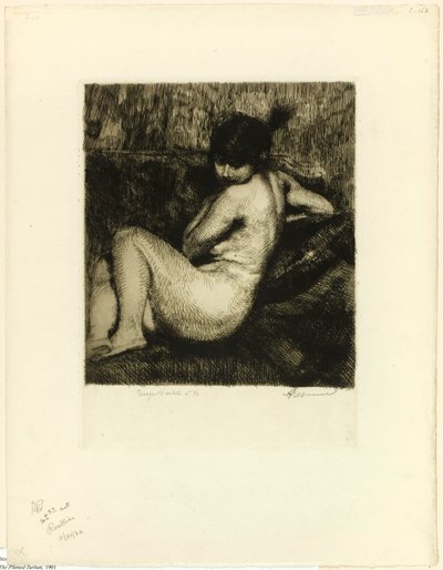 羽毛ターバン 作： Albert Besnard
