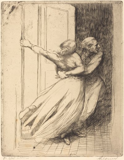 レイプ (Le Viol) 作： Albert Besnard