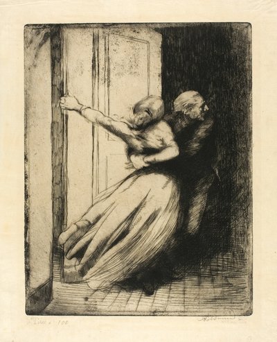 レイプ』（『Woman』より 作： Albert Besnard
